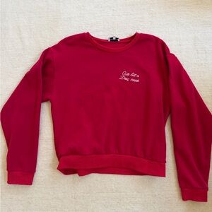 Women's Red Sweater